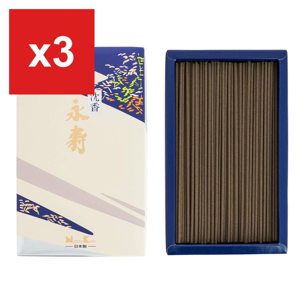 Incense Sticks by Nippon Kodo, Jinko Eiju (Aloeswood), Bulk Pack (180g)