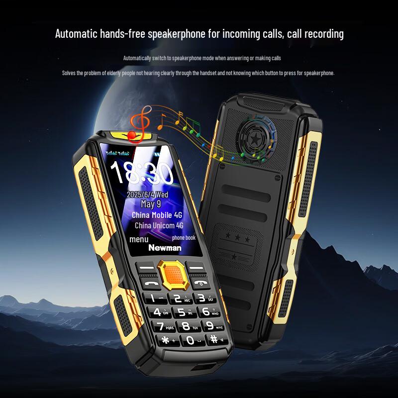 Newman N66 4G Senioren-Feature-Phone mit Sprachsteuerung & Langer Standby (CN-Version)