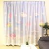 MORIPiLO Sanrio Cinnamoroll Lace Curtains Connecting Art Set of Cute Sanrio Cinnamon Morishita Makura (Eba Pattern, Single-Panel Curtains), 100x176cm,