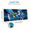 Hunter x Hunter Color Mouse Pad Large Gaming Table Cushion Non-slip Laptop Tablet Big Mousepad XXL Mat Mini PC Playmat With Lock edge