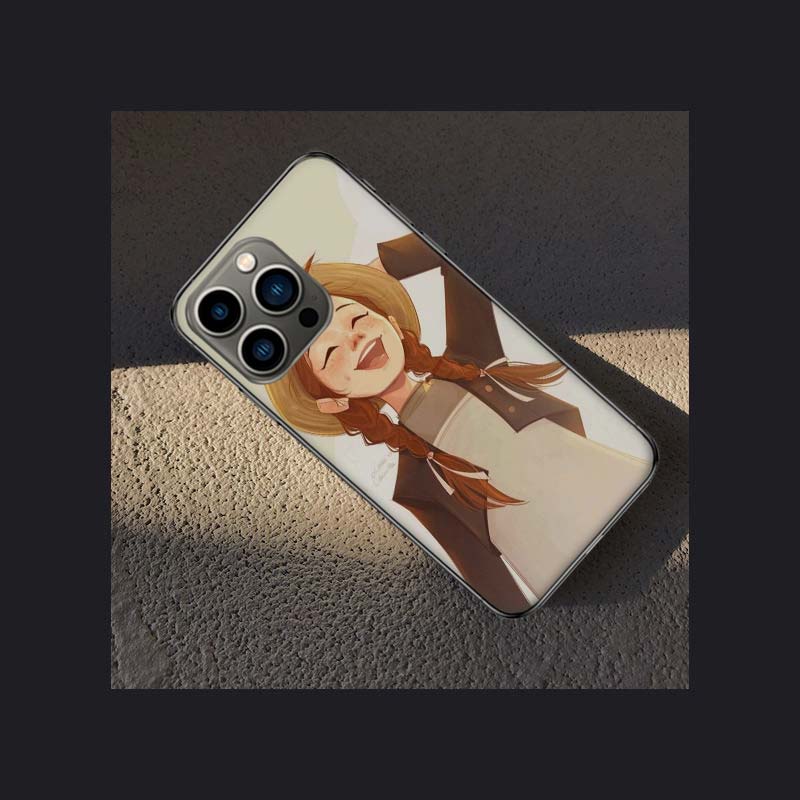 A-Anne of Green Gables Anne Shirley Phone Case For Apple Iphone 16E 16 Pro Max 15 Plus Soft 13 12 Mini Cover 11 14 Pro Max Capa