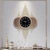 Large American wall clock household wall watch personality art fashion atmosphere living room clock decoration mute clock I5X8U3