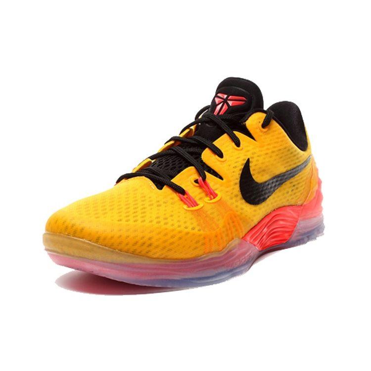Nike Venomenon Kobe Comfortable Lace-Up Non-Slip Wear-Resistant Low-Top Basketball Shoes Men sneaker Yellow 815757-706