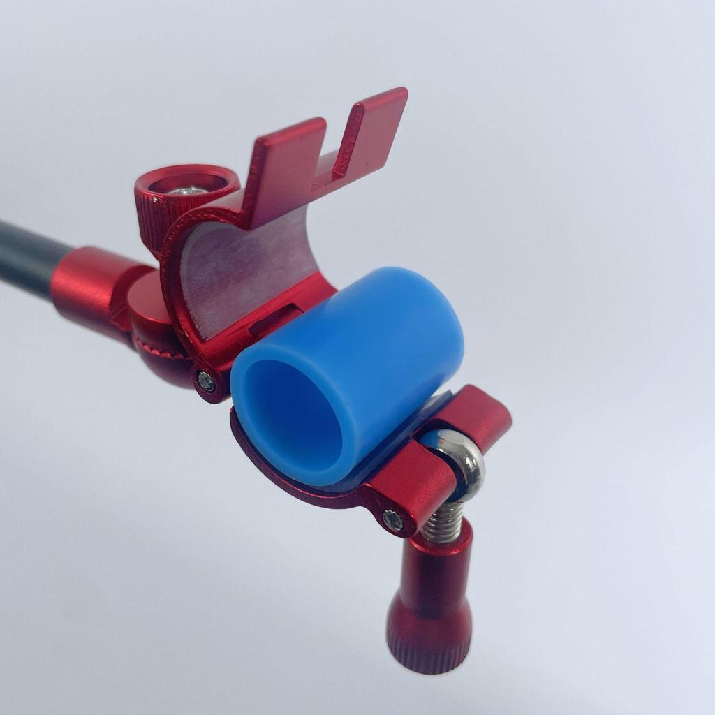 Universal Aluminum Alloy Rear Antenna Rod Holder - Full Metal S-Shaped Fishing Rod Support