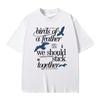 Birds Of A Feather Graphic T-Shirts Male Casual Oversized T Shirt Unisex Wounisex Hip Hop Fashion Harajuku Tshirt