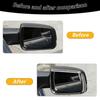 For -2024 Dodge RAM 1500 ABS Chrome Side Mirror Rain Eyebrow Cover Trim 2PCS