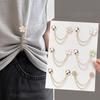 2Pcs Multi-Function Magnetic Clothing Clip With Chain Metal Buttons Clip Clothes Scarf Trouser Legs Cuff Fixing Magnet Pin