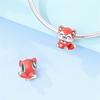 New 925 Silver Lucky Zoo Cat Dog Rabbit Fox Charms Bead For Women Fit Bracelet DIY Birthday Party Jewelry Gift