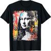 Abstrakcyjna Sztuka Graffiti Sztuka Leonardo Da Vinci Koszulka Mona Lisa(16)