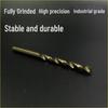 Cobalt Twist Straight Shank Drill Bit Set for Stainless Steel Metal - High-Speed Steel Rotary Hand Drill Bits