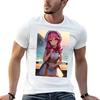 Cute Anime Girl Toadette T-Shirt Graphic T Shirts for Man Mens Graphic T Shirts Funny T Shirts