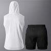 Tank Top + Shorts Sets Men Summer Tennis Activewear Running Basketball Training Wear Sleeveless Vest 2 Pcs Tracksuit