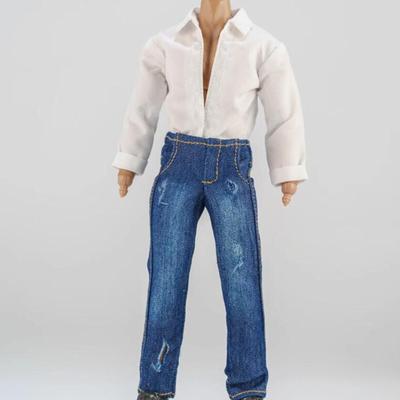 1/12 Action Figure Shirt And Jeans Clothes Set, 6 Inch Clothes, Kids Adult Gifts, Handmade