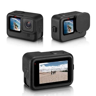 Pour Gopro Hero 11 10 9 Ensemble de Protection en Silicone Film Trempé en Verre pour Écran Go Pro Hero 9 10 11 Accessoires pour Caméra d'Action