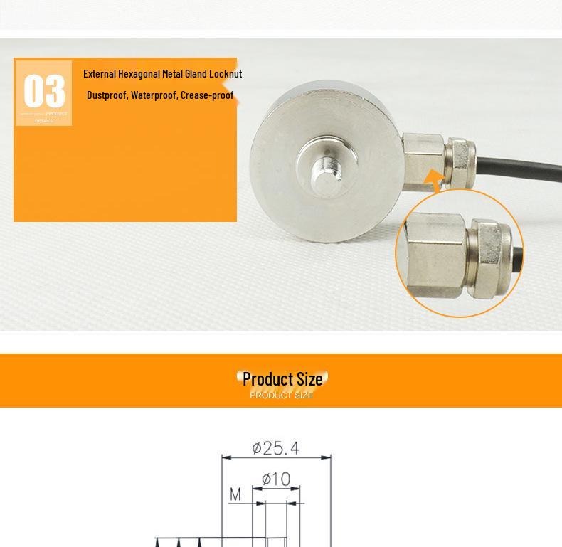 High-Precision 5kg Bidirectional Tension & Force Measuring Sensor Module
