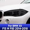2 buc. Film de protecție pentru faruri auto de performanță, lumină frontală, autocolant TPU negru afumat pentru BMW X5 F15 M F85 2014-2018 Accesorii