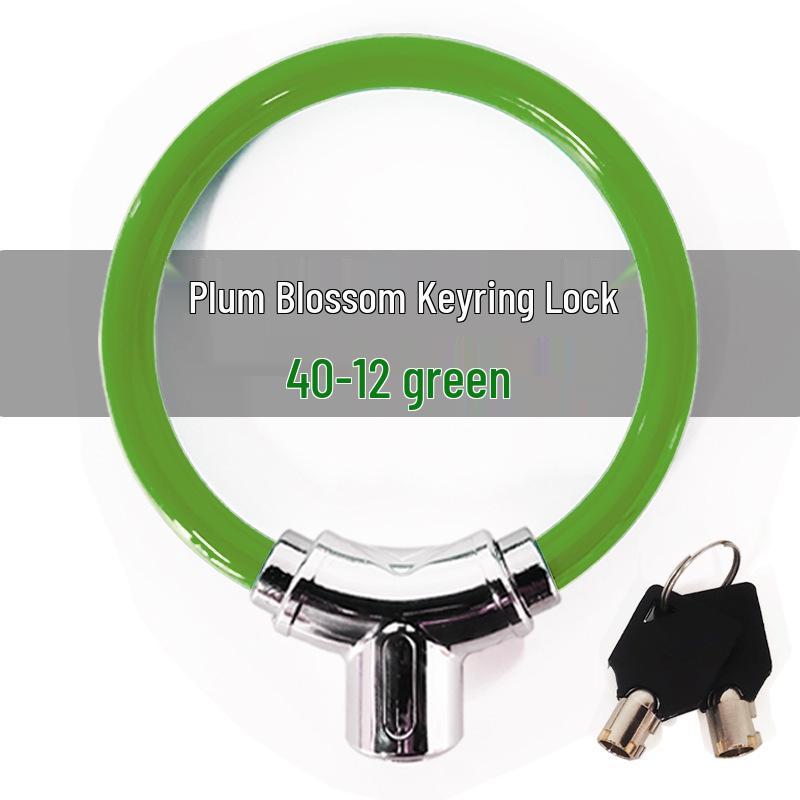 Electric Bike & Mountain Bike Anti-Theft Chain Lock: Portable and Secure Bicycle Battery Lock