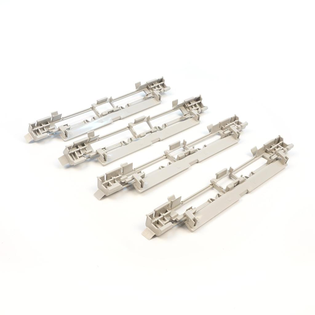 ESR545-1 4 Pieces Roof Rail Trim Strip Carrier Cover Rack Plug Lid Beige for Vauxhall Opel Astra H 2004-2014 Zafira B 2005-2015 5187877 5187878