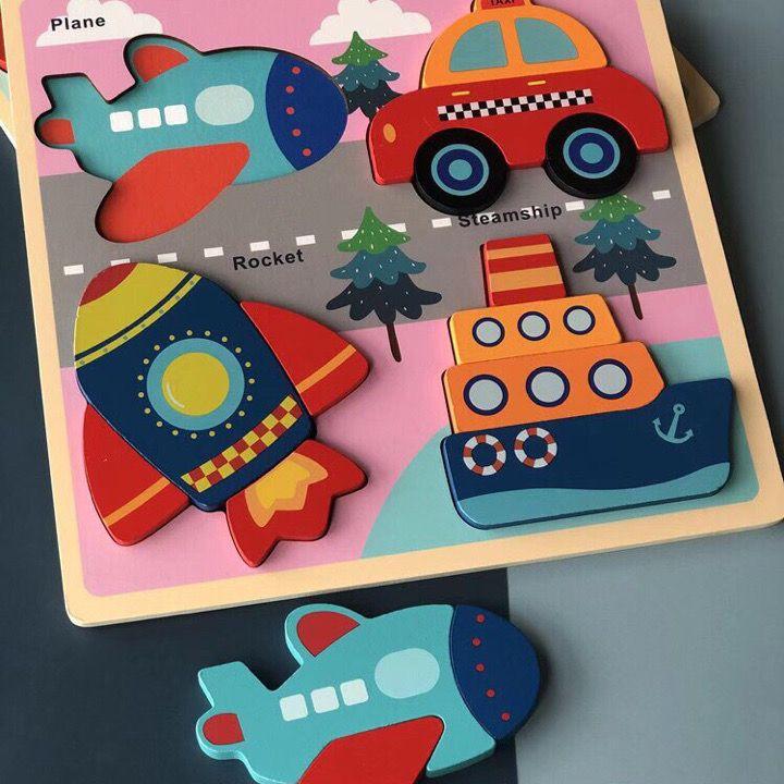 Children's Montessori Early Education Panel1-2-3Year-Old Baby Educational Wooden Puzzle Matching Toy Boys and Girls Grab