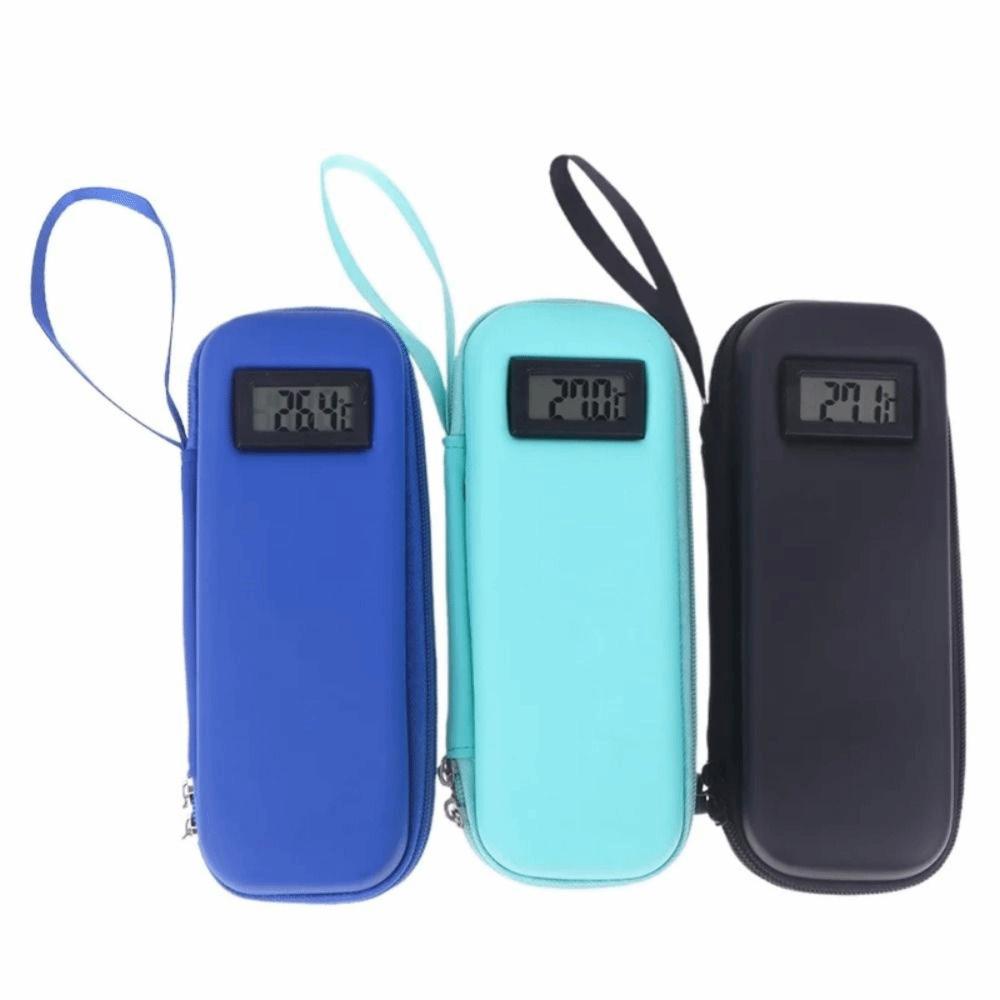 With Thermometer Display Medicine Insulin Cooling Bag Refrigerated Medicine Organizer  Travel