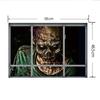 Halloween 3D Wall Sticker Scary Ghost Home Party Bar Decoration Wall Stickers (Size: 48x68 cm)