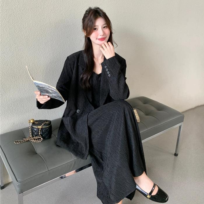 

Women s Plus Size Spring & Autumn Slimming Suit Set XL