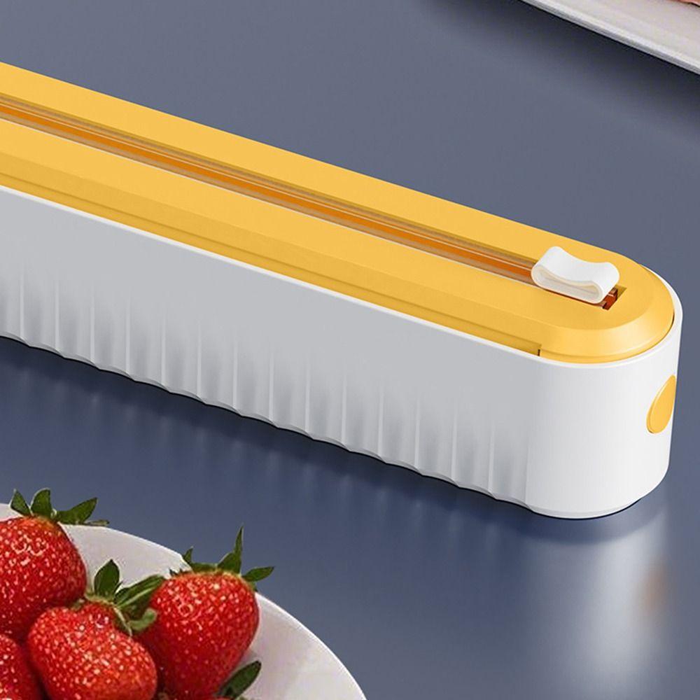 Reusable Cling Film Cutter Box Wall Mounted Fresh Bag Cutting Holder  Stretch Film