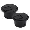 Round Electrical Power Cable   for ,  , , White Power Cable Cover, 2 Sets of   ABS Cable