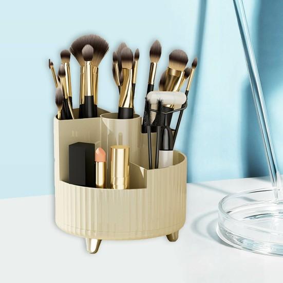 

Large Capacity 360 Degree Rotating Makeup Organizer Multi-Compartments Classification Cosmetic Neat Storage Rack