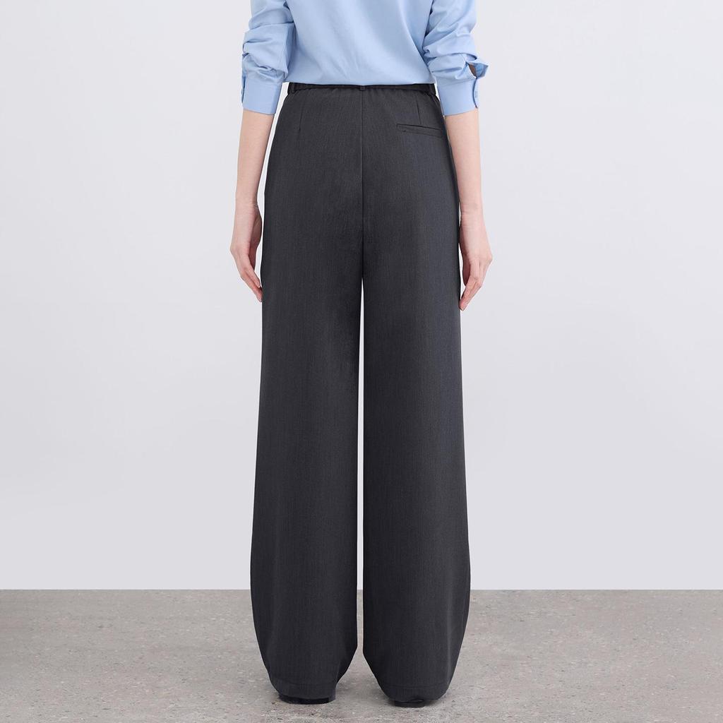 Women's High-Waisted Banana Pants - 2026 Spring/Summer Loose Straight-Leg, Slimming, Casual, Wide-Leg, Petite Fit.
