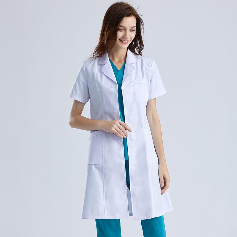 

Doctor s White Coat - Thick Style for Hospital, Pharmacy, and Laboratory Use (Spring/Autumn) XXXL