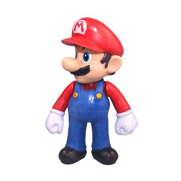 

1 шт. Аниме Super Mario Bros Фигурки Действия Красный Марио ПВХ Модель Стоячая Поза Настольные Украшения Коллекция Детский Подарок Игрушка