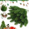 20pcs Artificial Plants Pine Branch Christmas Garland Diy Xmas Decorations Party