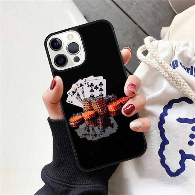 Poker Casino Art Pattern Coque Shell For iPhone 17 Air 15 16e 14 13 12 Pro Max 11 Pro Max Plus Phone Case Cover