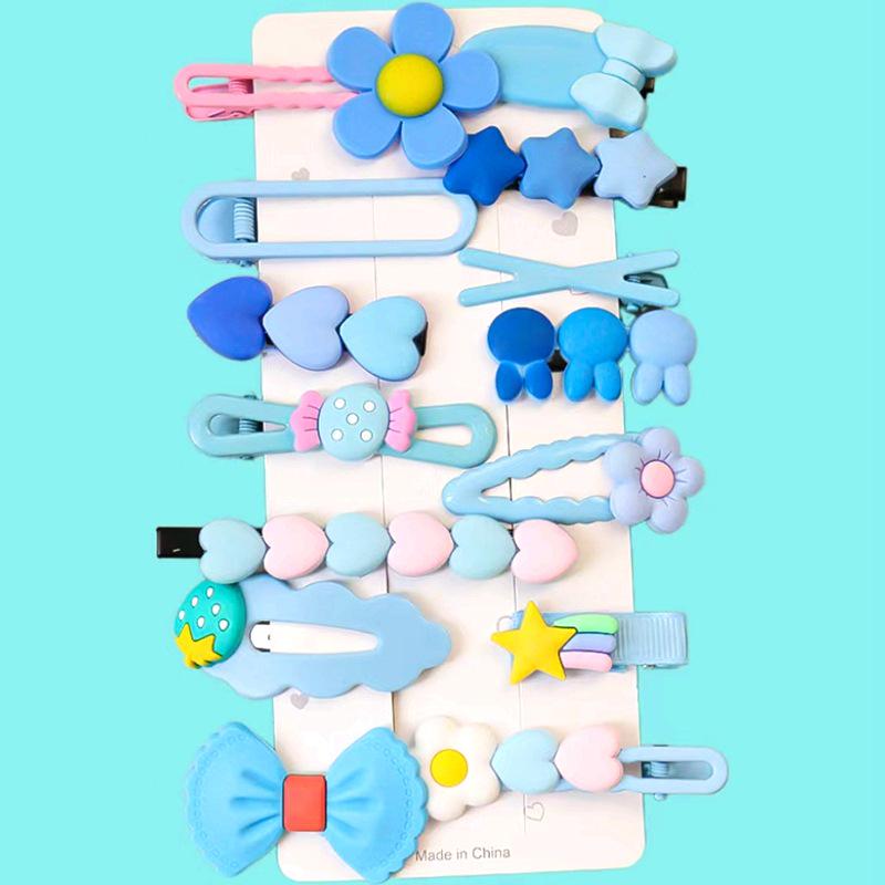 

Детский милый набор заколок для волос - Аксессуары для челки и детских волосиков 086