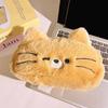 Funny Cat Cartoon Pencil Case Kawaii Stationery Storage Bag Cat Pencil Pouch  School Supplies