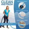 Reusable Washing Machine Drain Hose Accessory Flexible Vacuum Adapter Plastic Texture for Dryer Vent Space Cleaning