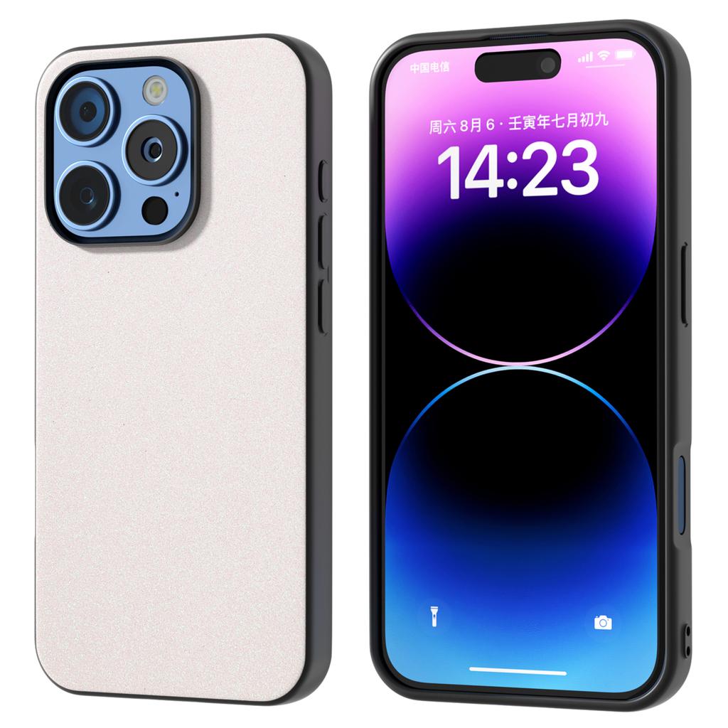 Etui na iPhone 16 Pro z brokatowym wzorem PU+PC+TPU Ochronne etui na telefon