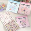 24/30pcs Cartoon Decorative Stickers Cute Flower Food Decals Party Favors Phone Case Decorations Journal Sticker