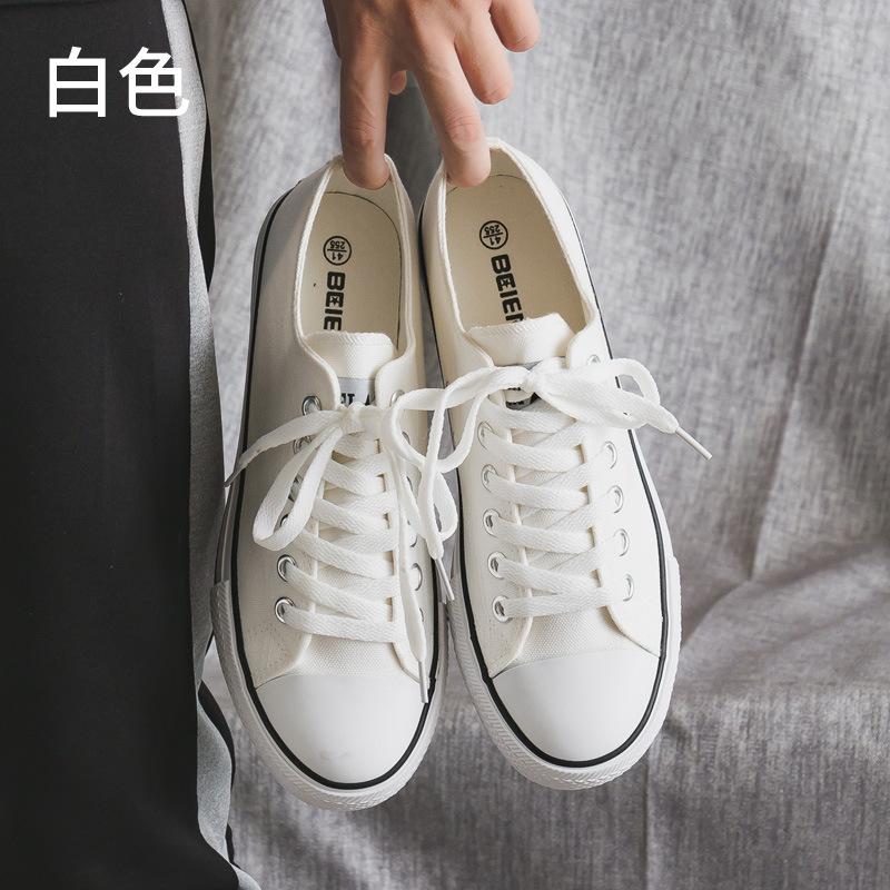 Beier весна новая Харадзюку холщовые кеды низкие на плоской подошве модные ульцзан студентские скейтерские кеды 39