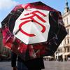 1PC Fulham F.C Printed Umbrella Folding Umbrella, Automatic Umbrella 8-Frame for Travel, Camping Fan Gifts Christmas Gifts