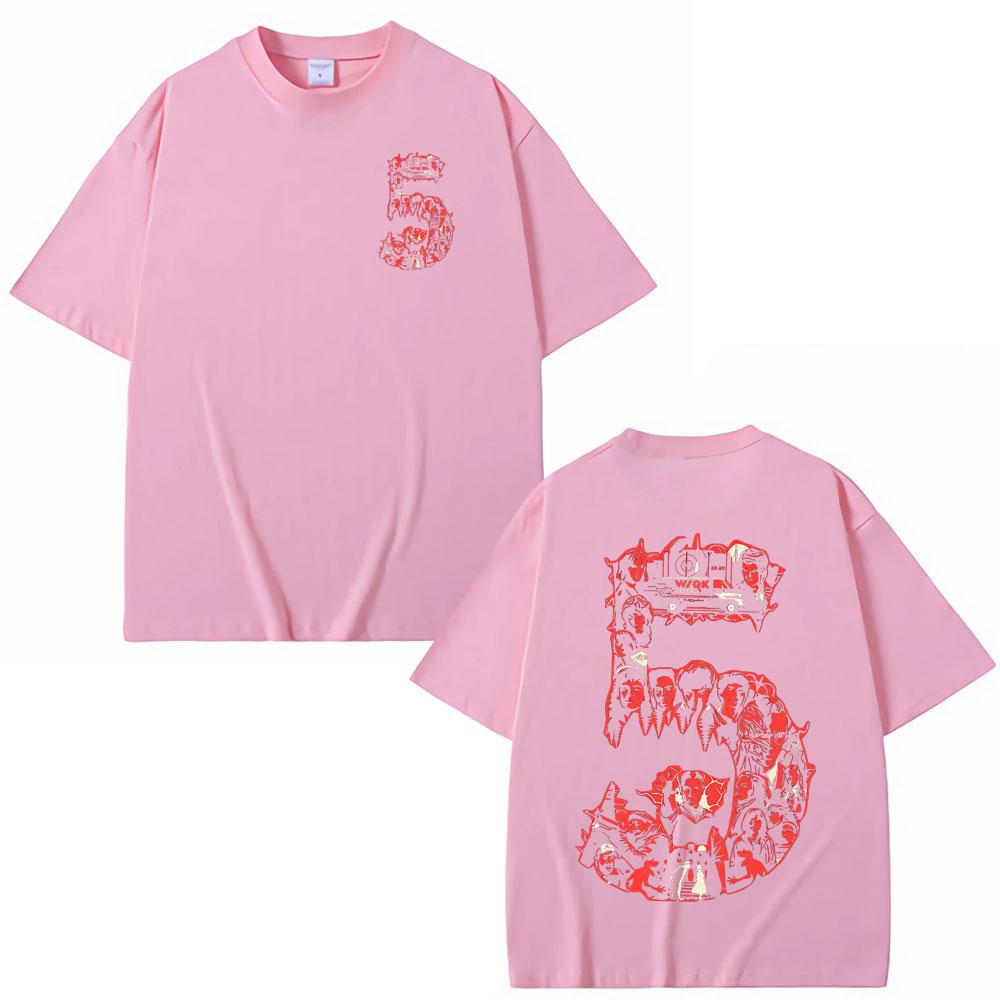American TV Series Season 5 Eddie Munson The Demogorgon T-shirt Unisex Women Clothing Cotton Casual Short Sleeves T-shirts Tops