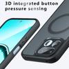 Magnetic Wireless Charging Case For Realme 16T Acrylic Matte Shockproof Transparent Cover For OPPO Realme 16T Hard PC Bumper