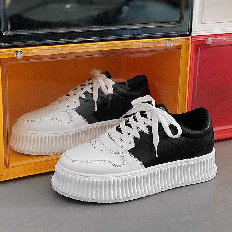 Herren Casual Sneaker Frühling 2022 Mode Colorblock Schnürschuhe Laufschuhe Männlich Reiseschuhe