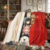 SPY FAMILY Printed Flannel Blanket Warm Comfortable, For Chairs, Picnics, Travel -HE59