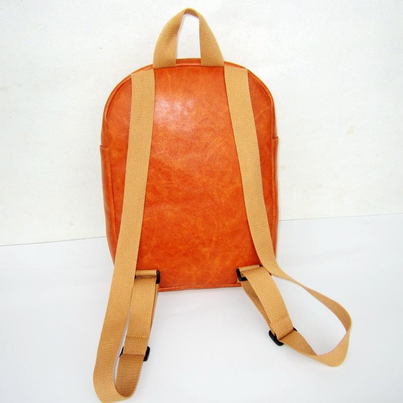 Women funny Toast backpack female school bag cute creative fun student bag