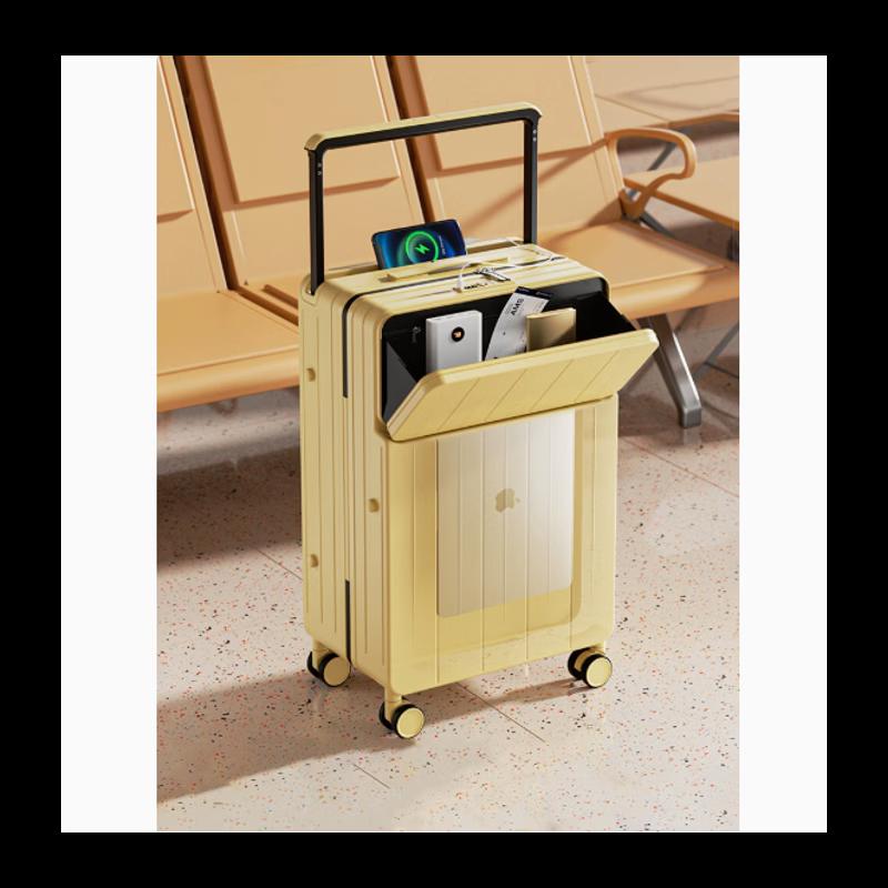 Jiexingzhe 20-inch Multifunction Travel Suitcase
