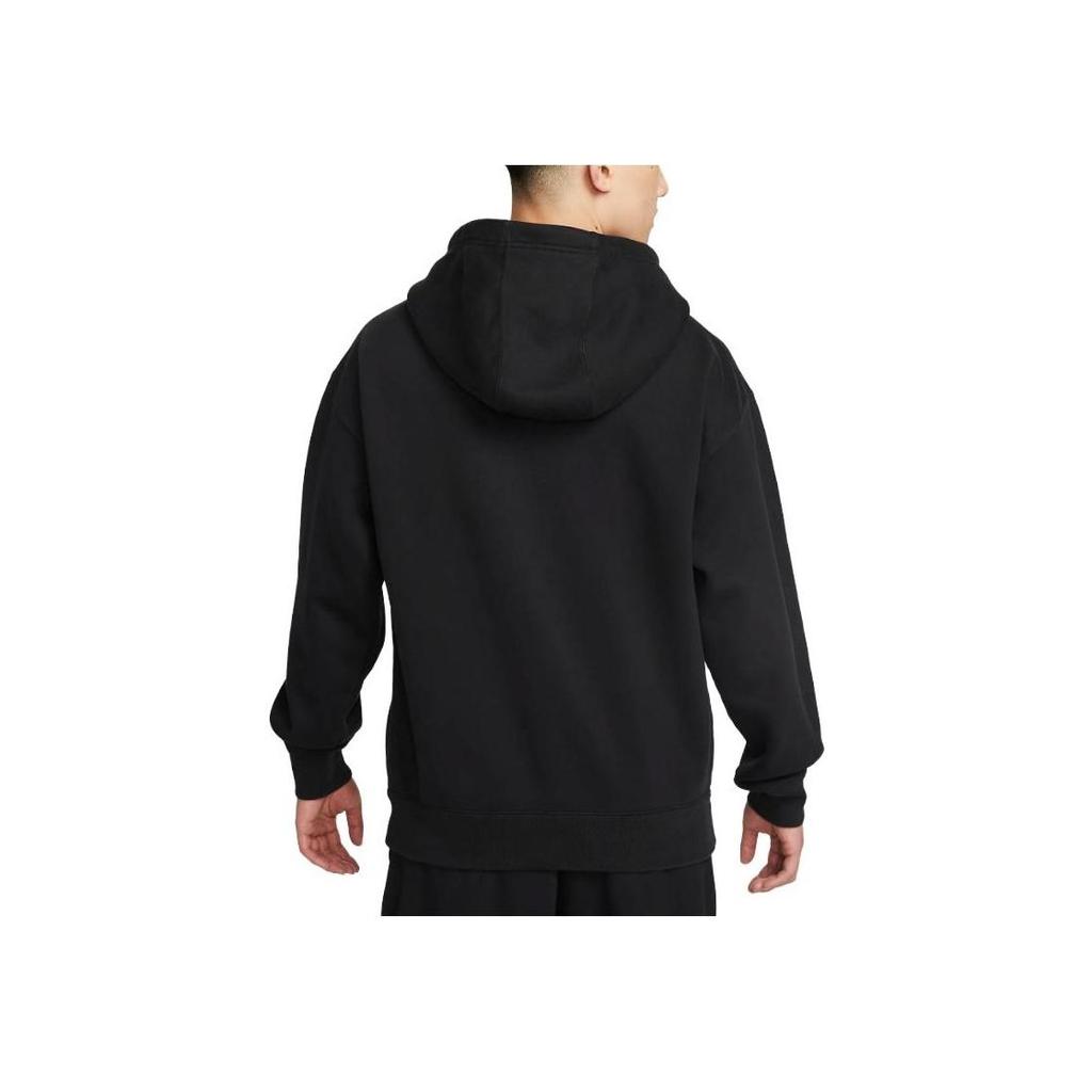 Nike Human Print Hoodie With Drawstring Men Hoodies Black FQ6898-010
