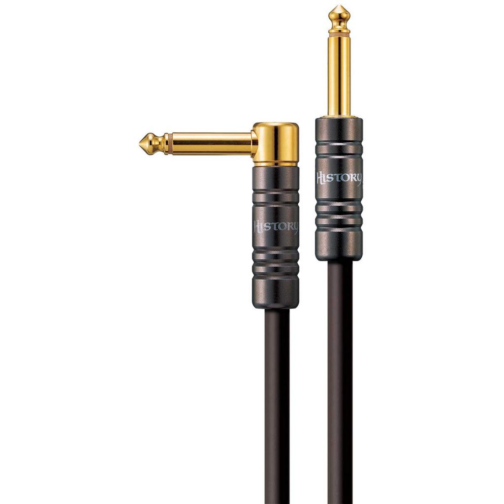 HISTORY HC-330L Guitar Cable, 3m (S-L), 5-Year Warranty