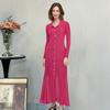 Long Sleeve Plus Size Knitted Vintage New In Dresses for Women Casual Spring Autumn Dress